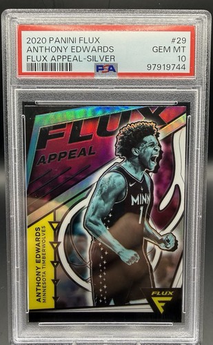 2020 Panini Flux Appeal Anthony Edwards [Silver] #29 card