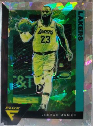 2020 Panini Flux LeBron James [Fanatics Cracked Ice] #79 card