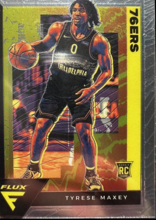 2020 Panini Flux Tyrese Maxey #208 card