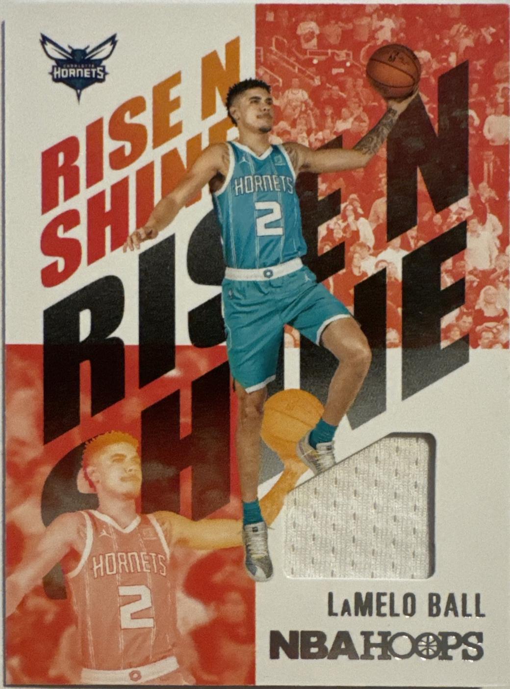 2020 Panini Hoops Rise N Shine LaMelo Ball #RNS-LBL card