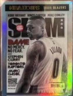 2020 Panini Hoops SLAM Damian Lillard [Holo] #16 card