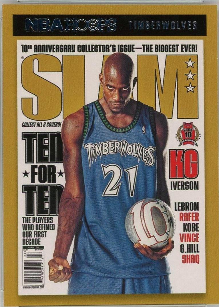 2020 Panini Hoops SLAM Kevin Garnett #11 card