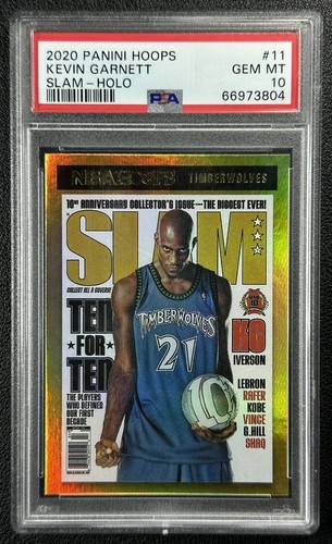2020 Panini Hoops SLAM Kevin Garnett [Holo] #11 card