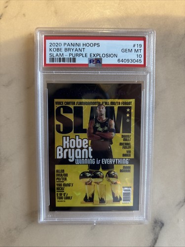 2020 Panini Hoops SLAM Kobe Bryant [Purple Explosion] #19 card