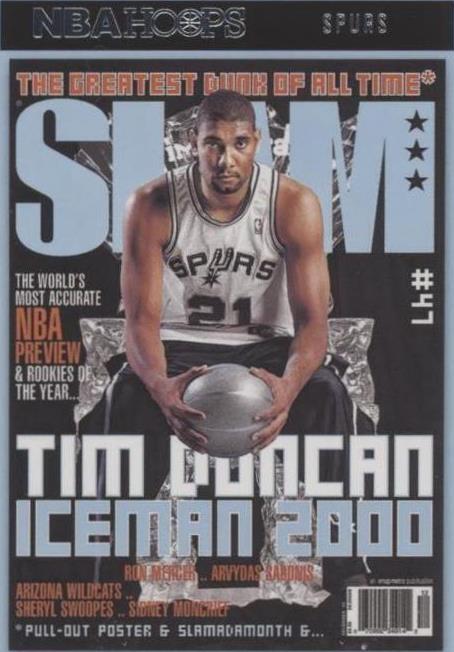 2020 Panini Hoops SLAM Tim Duncan #8 card