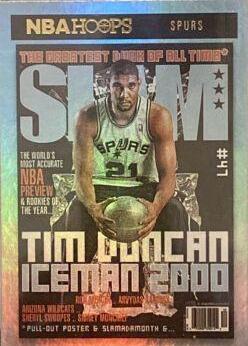 2020 Panini Hoops SLAM Tim Duncan [Holo] #8 card