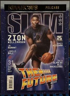 2020 Panini Hoops SLAM Zion Williamson [Winter] #17 card