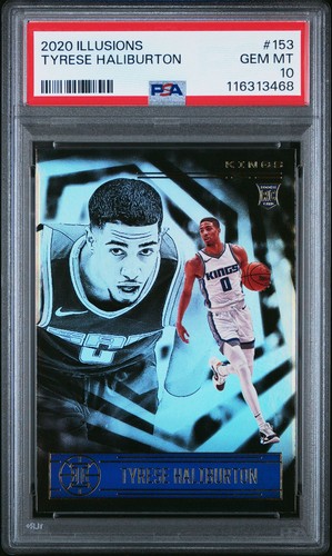 2020 Panini Illusions Tyrese Haliburton #153 card