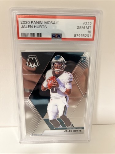 2020 Panini Mosaic Jalen Hurts #222 card