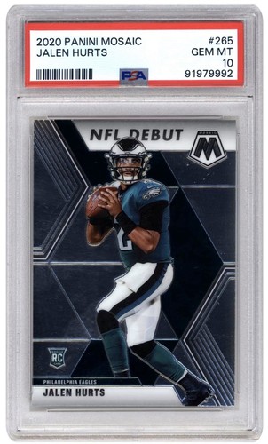 2020 Panini Mosaic Jalen Hurts #265 card