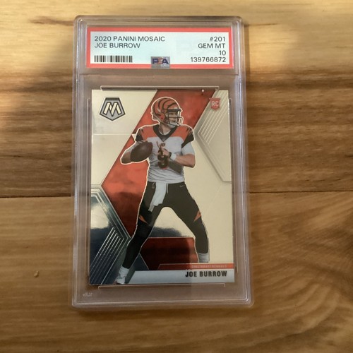 2020 Panini Mosaic Joe Burrow #201 card