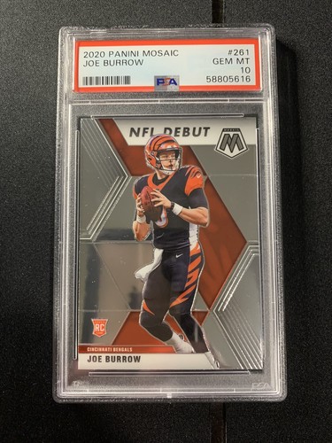 2020 Panini Mosaic Joe Burrow #261 card