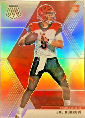 2020 Panini Mosaic Joe Burrow [Silver Prizm] #201 card