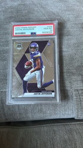 2020 Panini Mosaic Justin Jefferson #209 card