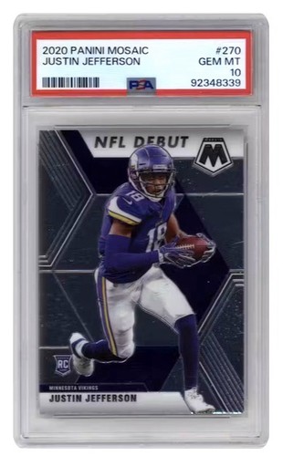 2020 Panini Mosaic Justin Jefferson #270 card