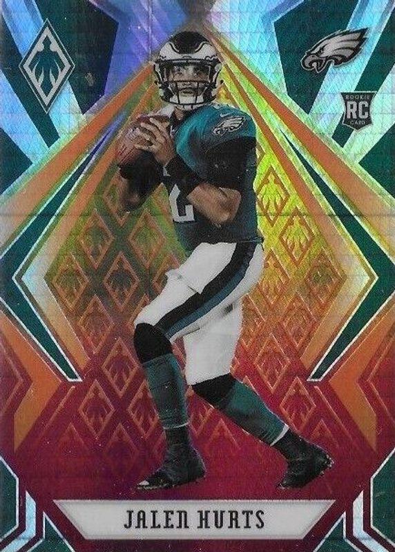2020 Panini Phoenix Jalen Hurts [Fire Burst] #114 card
