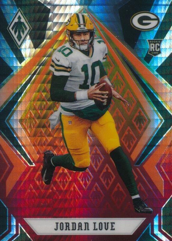 2020 Panini Phoenix Jordan Love [Fire Burst] #104 card
