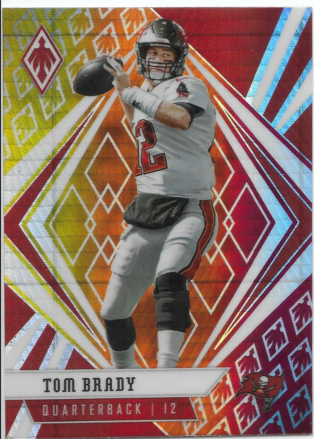 2020 Panini Phoenix Tom Brady [Fire Burst] #35 card