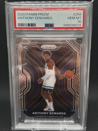 2020 Panini Prizm Anthony Edwards #258 card