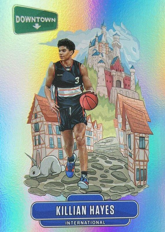 2020 Panini Prizm Draft Picks Downtown Killian Hayes #D-16 card