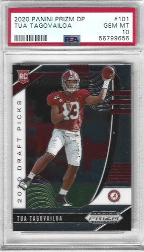 2020 Panini Prizm Draft Picks Tua Tagovailoa #101 card