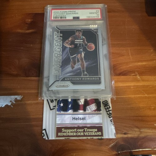 2020 Panini Prizm Emergent Anthony Edwards #3 card