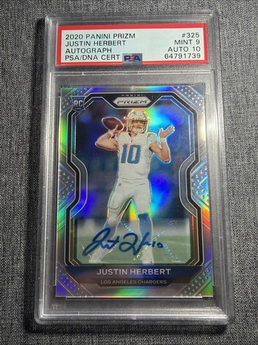 2020 Panini Prizm Justin Herbert [Silver] #325 card