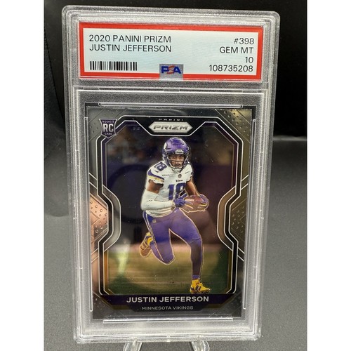 2020 Panini Prizm Justin Jefferson #398 card