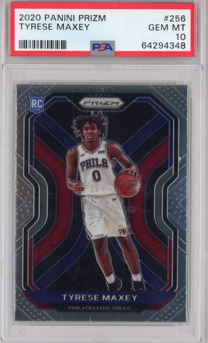 2020 Panini Prizm Tyrese Maxey #256 card