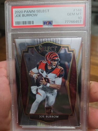 2020 Panini Select Joe Burrow #146 card