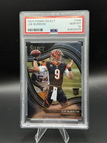 2020 Panini Select Joe Burrow #346 card