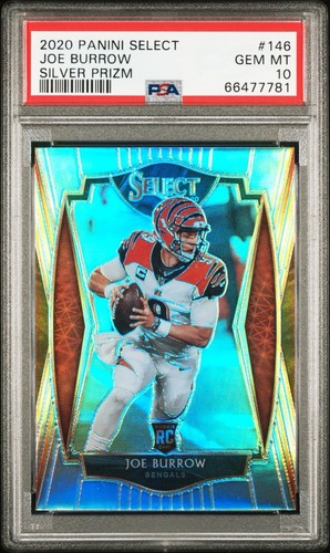 2020 Panini Select Joe Burrow [Silver Prizm] #146 card