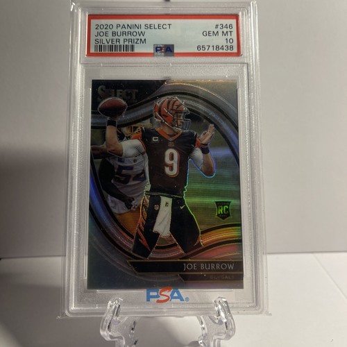 2020 Panini Select Joe Burrow [Silver Prizm] #346 card