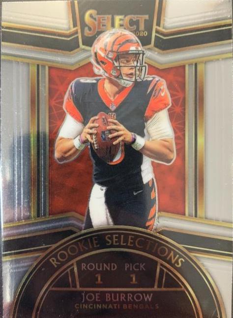 2020 Panini Select Rookie Selections Joe Burrow #RS-1 card