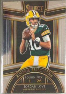 2020 Panini Select Rookie Selections Jordan Love #RS-11 card