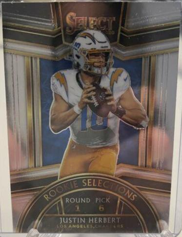 2020 Panini Select Rookie Selections Justin Herbert [Prizm] #RS-4 card