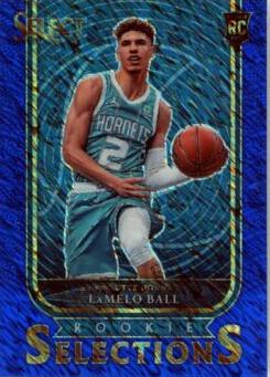 2020 Panini Select Rookie Selections Lamelo Ball [Blue] #1 card