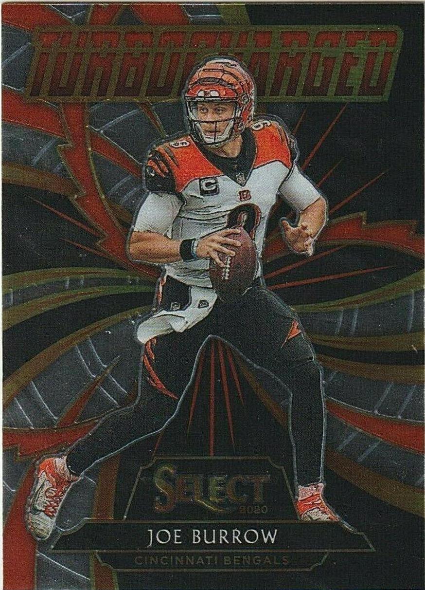 2020 Panini Select Turbocharged Joe Burrow #T20 card