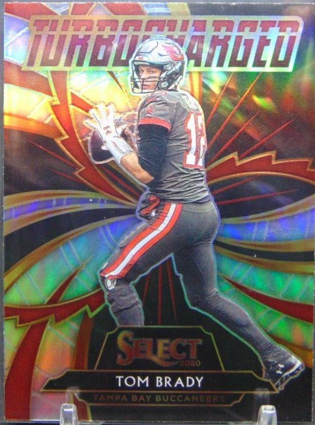 2020 Panini Select Turbocharged Tom Brady [Prizm] #T12 card