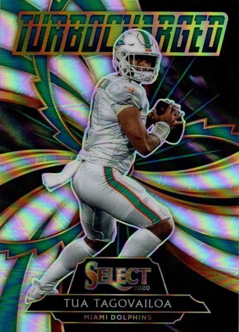 2020 Panini Select Turbocharged Tua Tagovailoa [Prizm] #T21 card