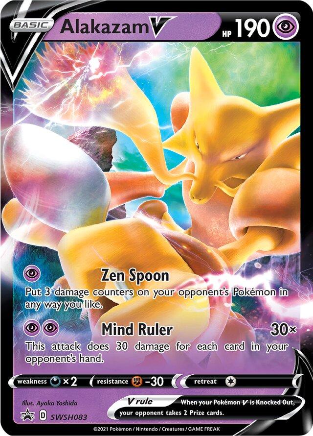 2020 Promo Alakazam V #SWSH083 card