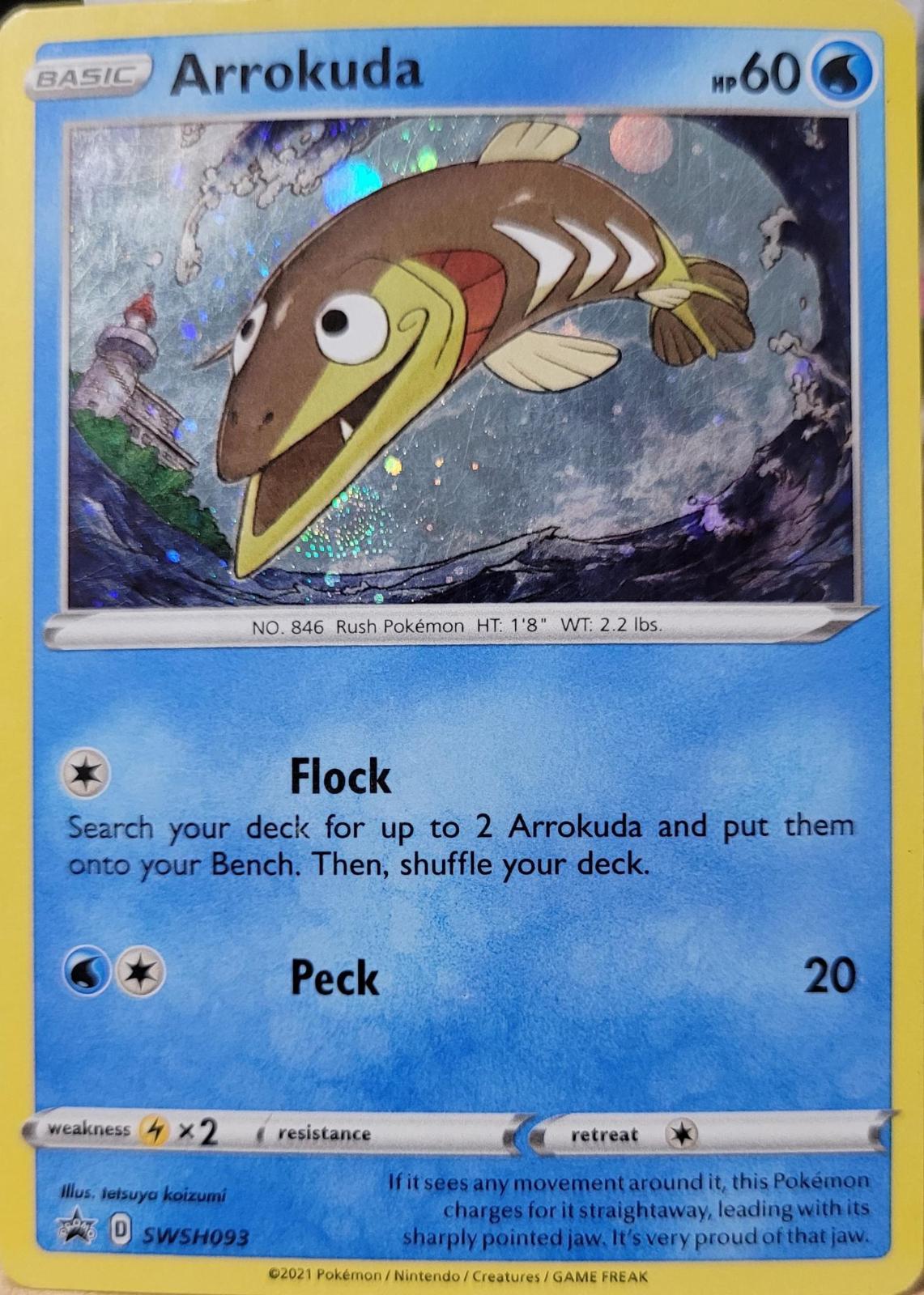 2020 Promo Arrokuda #SWSH093 card
