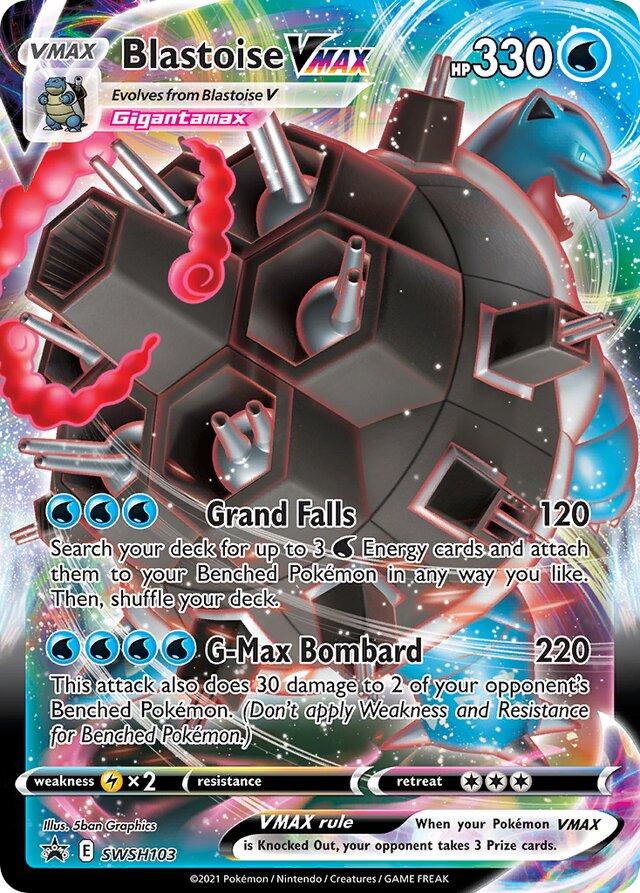 2020 Promo Blastoise VMAX #SWSH103 card