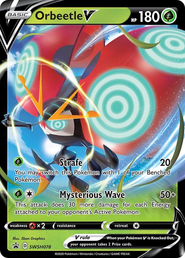 2020 Promo Orbeetle V #SWSH078 card