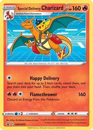2020 Promo Special Delivery Charizard #SWSH075 card