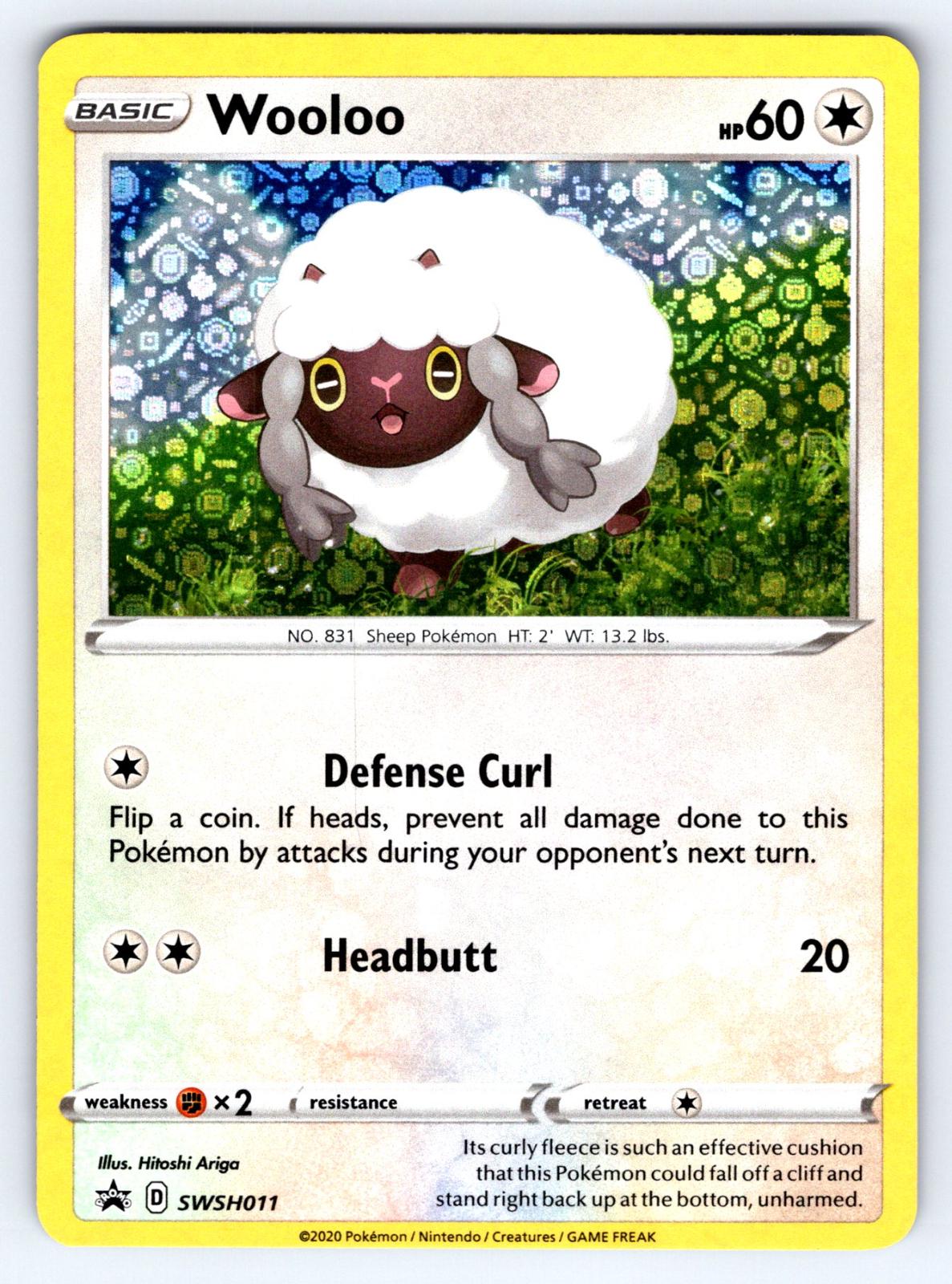 2020 Promo Wooloo #SWSH011 card