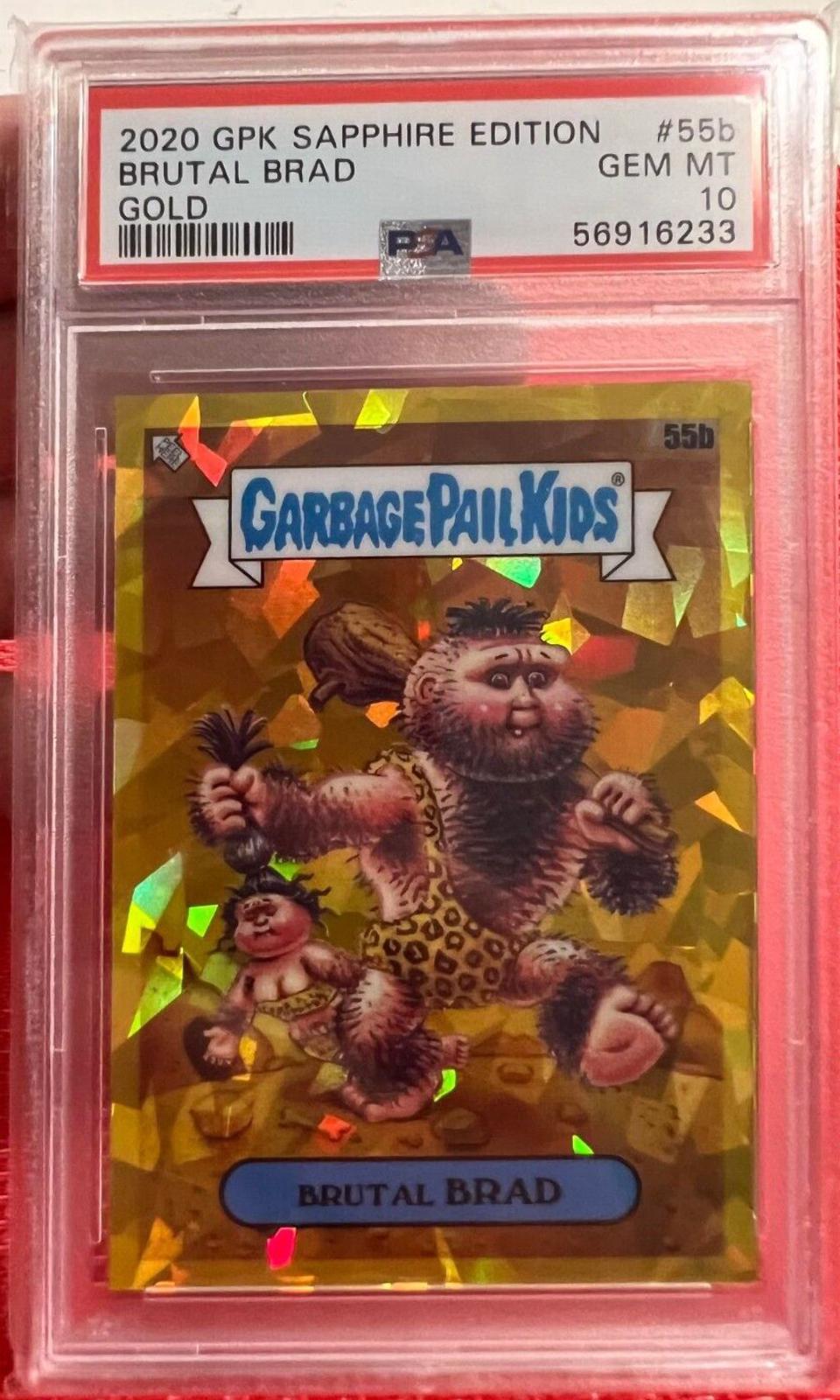2020 Sapphire Brutal BRAD [Gold] #55b card