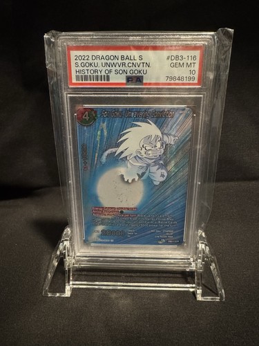 2020 Super Giant Force Son Goku, Unwavering Conviction #DB3-116 card