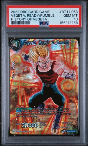2020 Super Vermilion Bloodline Vegeta, Ready to Rumble #BT11-053 card