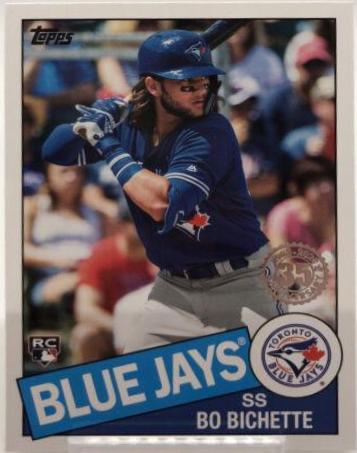 2020 Topps 1985 35th Anniversary Bo Bichette #85-97 card